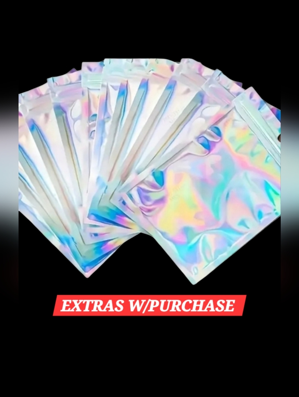 20ct. 4x6 Holographic Durable Gift Bags/Ziplock Storage Bags ✨️PRICE FIRM✨️